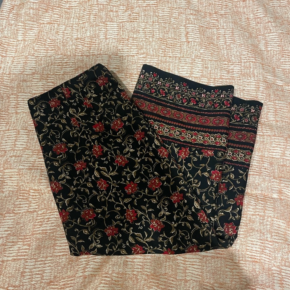 Vintage Floral MIDI skirt
